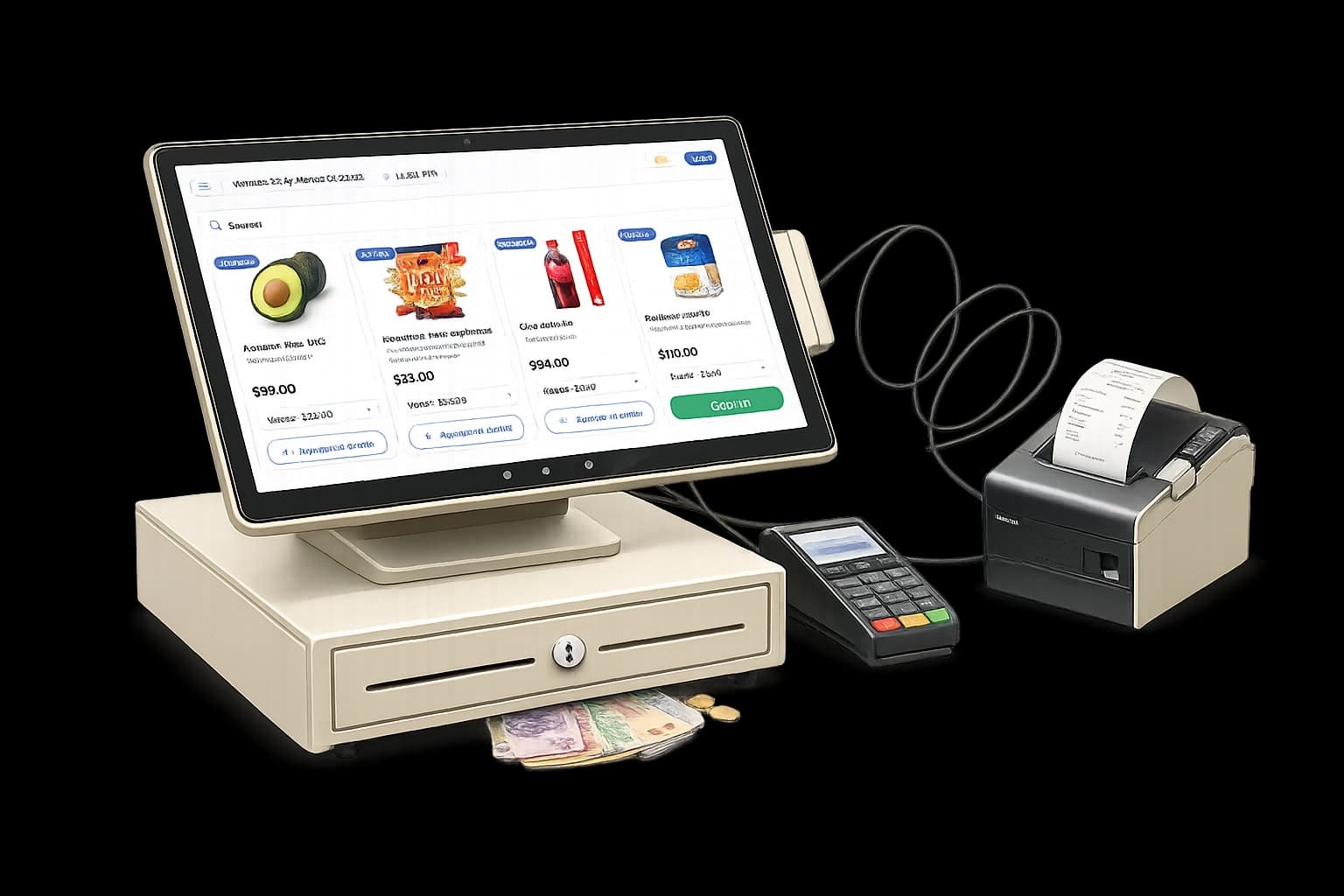 Dashboard Megasys POS